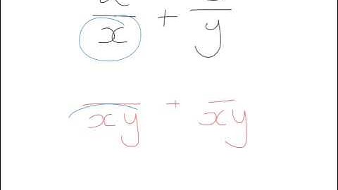 National 5 Maths Adding and Subtracting Algebraic Fractions