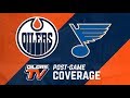 ARCHIVE | Post-Game Coverage: Oilers at Blues