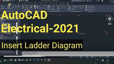 Insert Ladder Diagram |AutoCADElectrical-202| AutoCAD Electrical for Beginners
