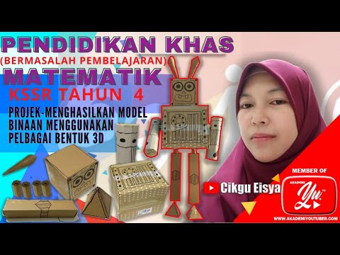 KSSR TAHUN 4  ( MATEMATIK) - Projek Membuat Robot daripada kotak