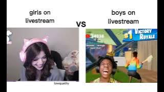 Girls Livestream vs Boys Livestream - IShowspeed