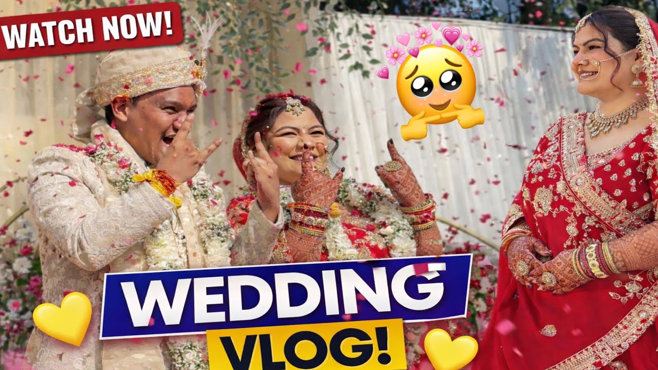 WEDDING VLOG🥹❤️ #wedding #bridemaid #bride #groom #weddingday 