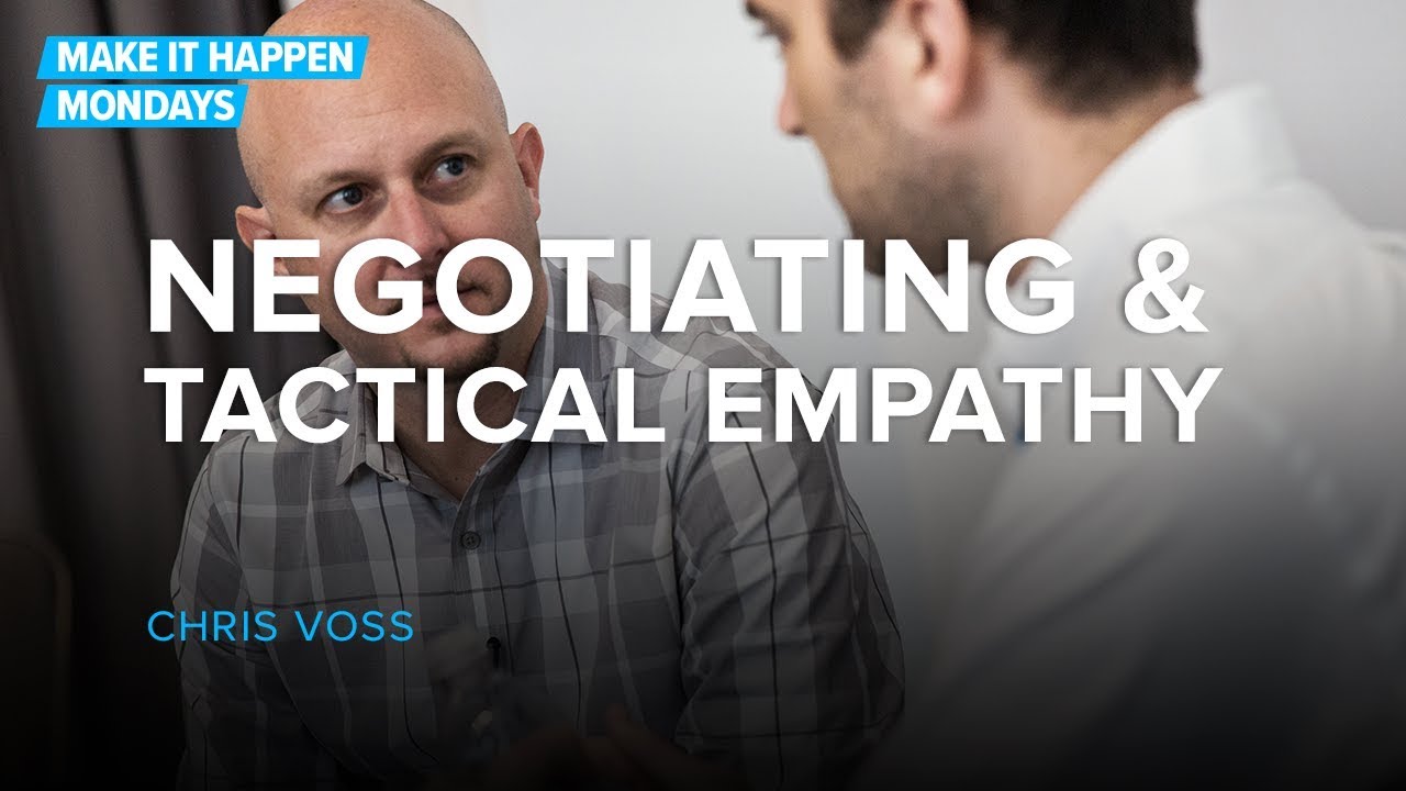 Chris Voss Teaches the Art of Negotiation  Being a smart negotiator makes  you more effective, no matter what you do, what your goals are, or who  you're interacting with. I want