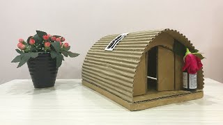 Incredibly Beautiful DIY How To Make Pods Tiny House from Cardboard