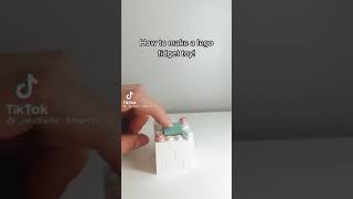 How to make a Lego fidget😻