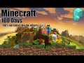 Minecraft 100 days in hardcore! // Not faked 100%! // Not lying!