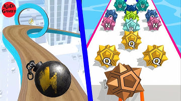 GOING BALLS vs A-Z RUN - All Levels Gameplay Android iOS #106 NEW UPDATE | NEW LEVELS