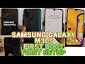How To Setup Samsung Galaxy M30s |Samsung Galaxy m30s First Boot up time...