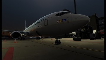 [P3Dv5.1] PMDG NGXu SAS 737-800 - Departure With a Sunset Oslo (ENGM)
