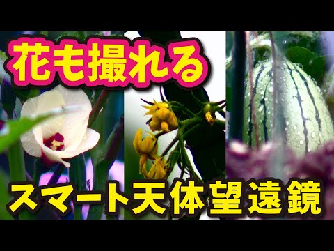 花もきれいに撮れる【スマート天体望遠鏡】宇宙旅行気分も味わえます！BEAVERLABスマート天体望遠鏡