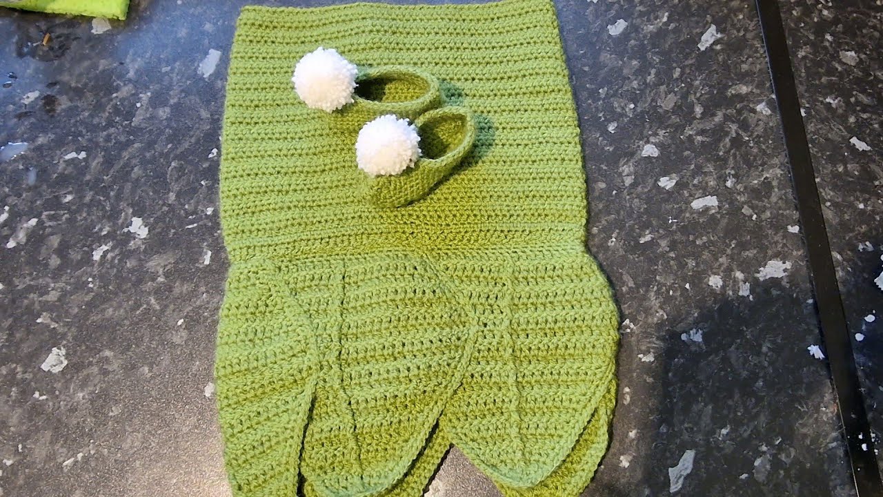 How to crochet a Tinker Bell costume ( Any size / No pattern needed )
