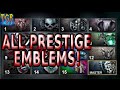 Call of Duty Advanced Warfare ALL PRESTIGE EMBLEMS 1-15 Leaked MASTER COD AW MULTIPLAYER GAMEPLAY