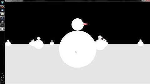 GLUT OpenGL Snowman Tutorial
