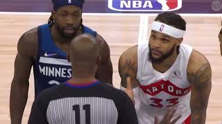 Patrick Beverly Fights Gary Trent Jr  Before The Game Began! Fastest Fight in NBA History!😂😂