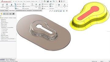 How to make custom forming tool in Solidworks Sheet metal