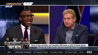 UNDISPUTED Skip Bayless Nets can’t beat the Lakers without Kyrie Irving