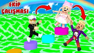 😱 EN ZOR PARKURU GEÇ ARKADAŞLARINI ASİT YÜKSELMEDEN KURTAR 😇 | ROBLOX Acid Escape 💚