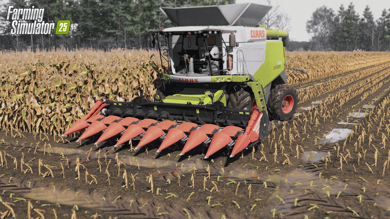FS25 | Muddy Corn harvest @ DIEPHOLZ | ReShade Gameplay |