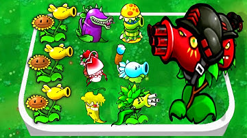 PVZ FUSION MOD ( Game 1.0) Merge Plants vs. Zombies Evolution Gameplay