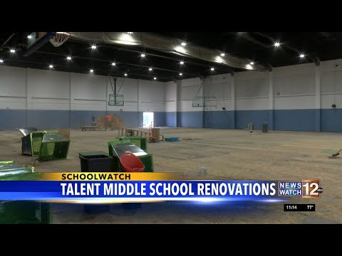 Talent Middle School finishing seismic renovations and other projects