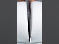 foam being cut smoothly