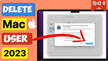 How to Delete Mac User and Remove User Profile from Mac? Mac User Delete Kaise Kare