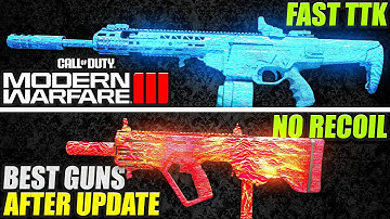 NEW TOP 5 BEST GUNS TO USE AFTER UPDATE in MW3! (Modern Warfare 3 Best Class Setups)