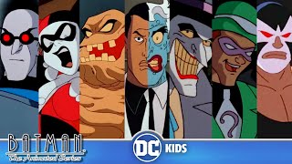 Les super-vilains classiques ! | Batman: La Série TV Animée 🇫🇷 | @DCKidsFrancais