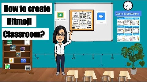 How to create Bitmoji Classroom using Google Slides  and how to edit and hyperlink images