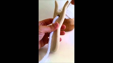 Knitting Fork Lucet Tutorial