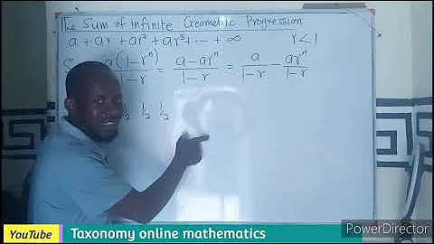 Sum to infinity of a Geometric Progression