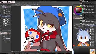 【お絵描き】久しぶりにクロノア描こうかな【2時間くらい】