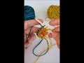 Crochet  2 ttes travail en spirale  doubleended hook