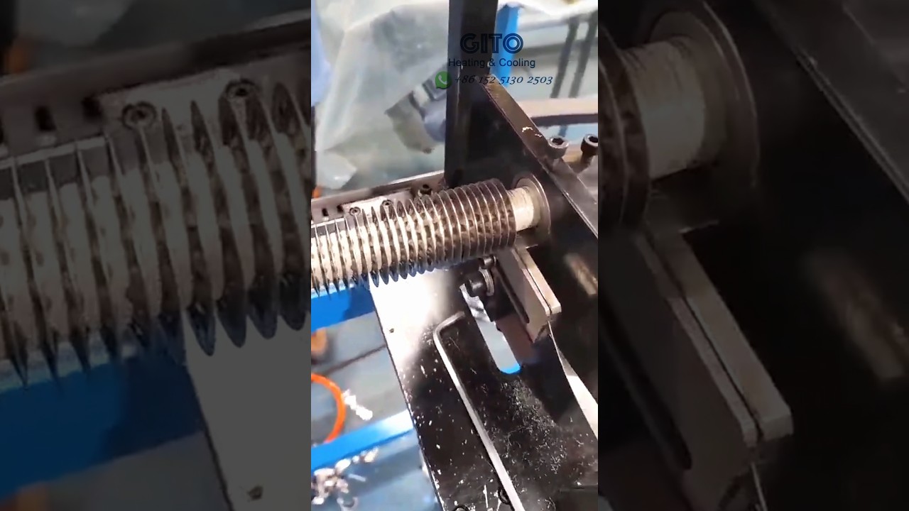Finned Tube Heat Exchanger Wrapping Machine