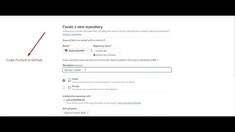 how to push code at git repo