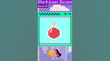 Potion Icon pixel art  #aseprite