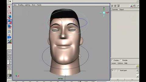 Facial Animation and Lip Sync. Part 8. Autodesk Maya