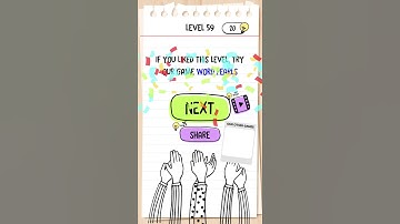 Brain test level 59 walkthrough