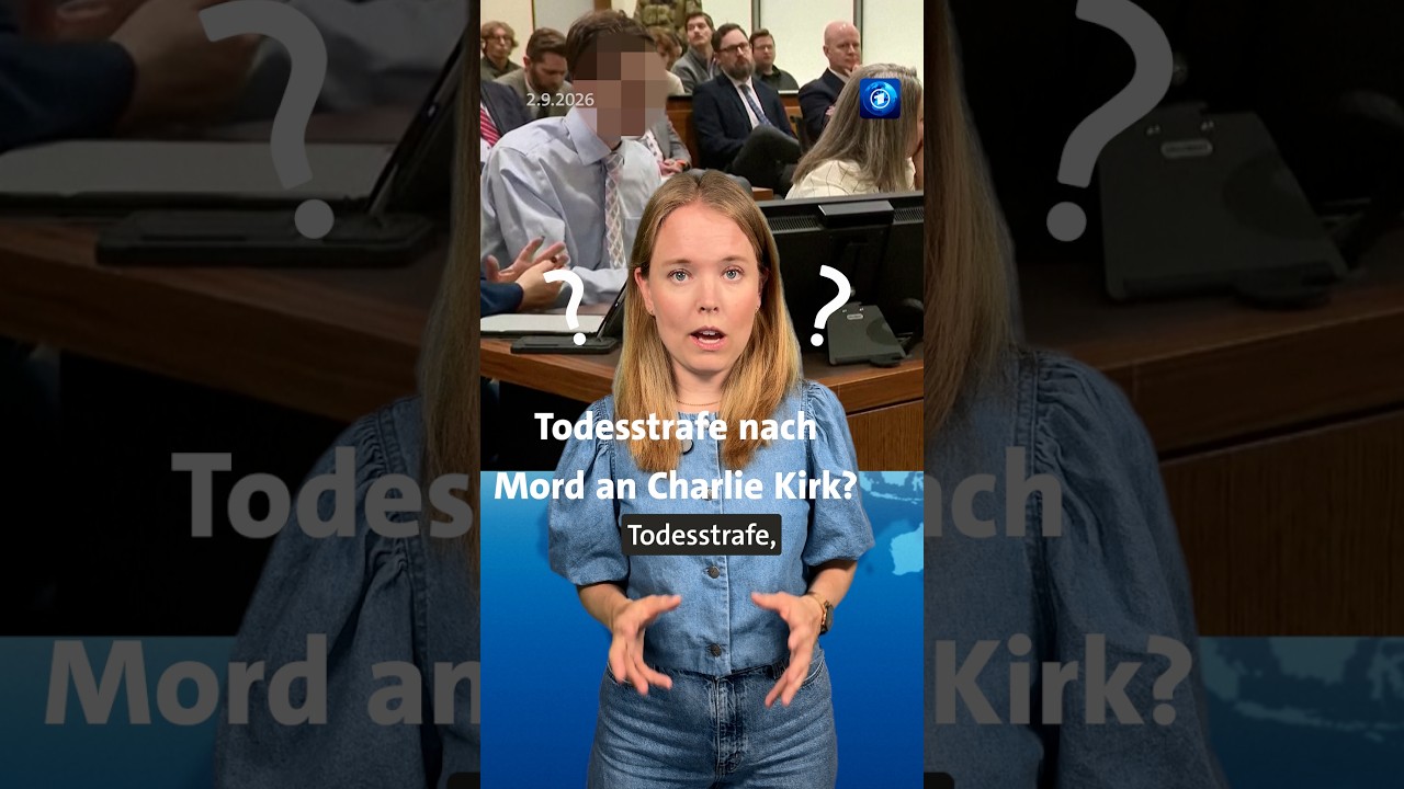 Darum ist auch eine Todesstrafe möglich. #tagesschau #nachrichten #charliekirk #usa