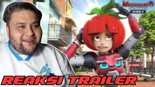 Reaksi Official Trailer Mechamato Musim 3
