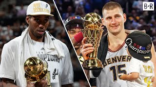 NBA Finals MVPs From the Last 10 Years Receiving the Trophy | 2014-2023