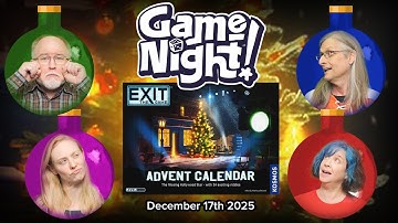 GameNight! 24 Days of Christmas Day 17 - Exit: The Game Advent Calendar - The Missing Hollywood Star