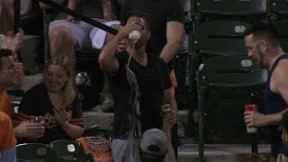Famous Fan gets foul ball stuck in his beer cup Profile