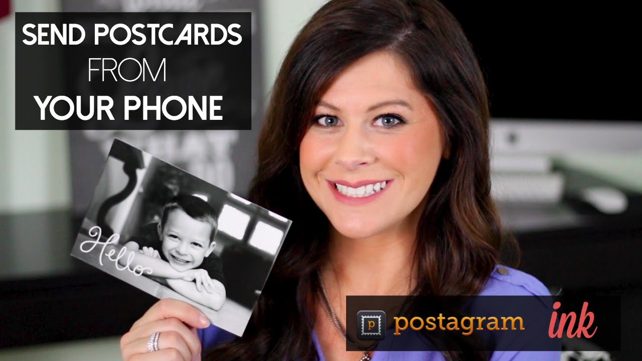How To Send custom postcards from your phone YouTube