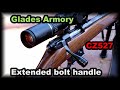 CZ527 extended bolt handle Glades Armory