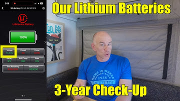 Our 3-Year Lithium Battery Check-up - With the Lithionics Battery App