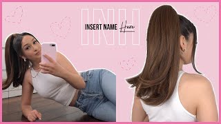 Famous INSERT NAME HERE (INH Hair) LOLA Ponytail & U-CLIP How To + Review Net Worth