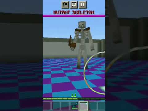 مود دروع الواردن ضد سكلتون عملاق ماين كرافت 