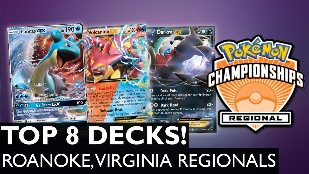 Top 8 Decks at Roanoke, Virginia Regionals! | Pokemon TCG - YouTube