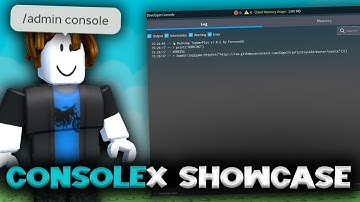 [FREE] ConsoleX FE Script Executor Showcase 2025 - ROBLOX EXPLOITING | Admin panel